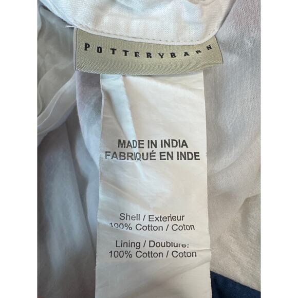 Pottery Barn Aurora Medallion Queen / Full Duvet Multicolored cotton 92 X 88" - Picture 11 of 16